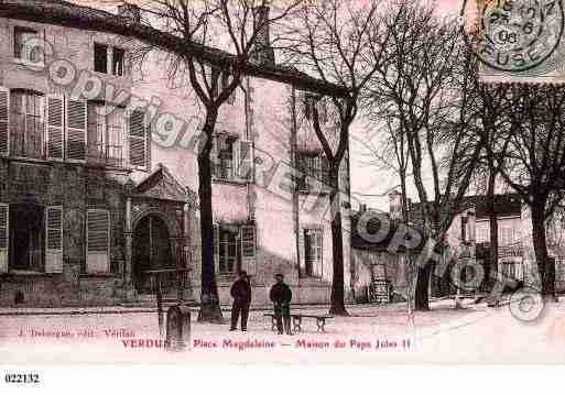 Ville de VERDUN, carte postale ancienne