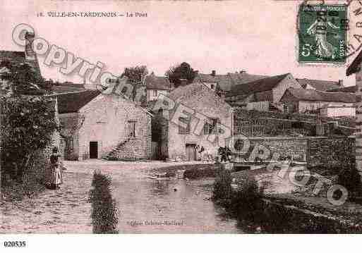 Ville de VILLEENTARDENOIS, carte postale ancienne
