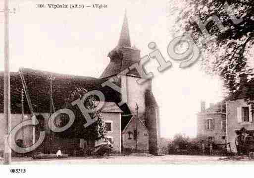 Ville de VIPLAIX, carte postale ancienne