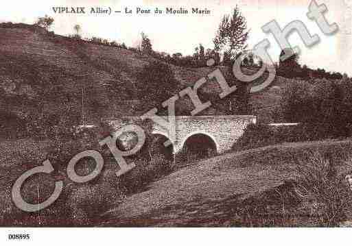 Ville de VIPLAIX, carte postale ancienne