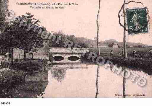 Ville de YERMENONVILLE, carte postale ancienne