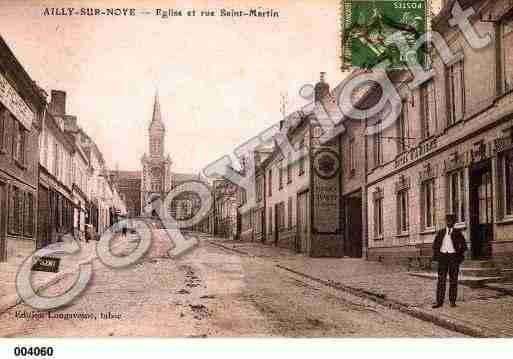 Ville de AILLYSURNOYE, carte postale ancienne