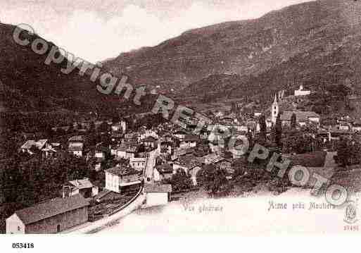 Ville de AIME, carte postale ancienne