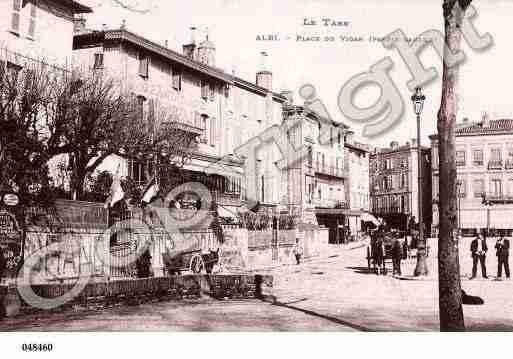 Ville de ALBI, carte postale ancienne