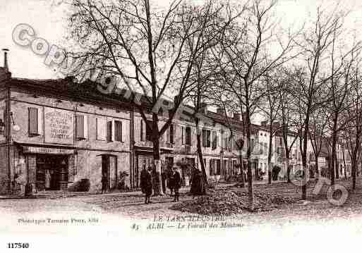 Ville de ALBI, carte postale ancienne