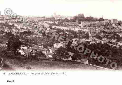 Ville de ANGOULEME, carte postale ancienne