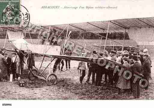 Ville de ARRACOURT, carte postale ancienne