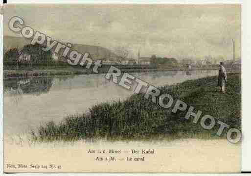 Ville de ARSSURMOSELLE, carte postale ancienne Ville de ARSSURMOSELLE, carte postale ancienne