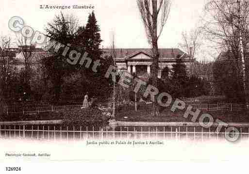 Ville de AURILLAC, carte postale ancienne