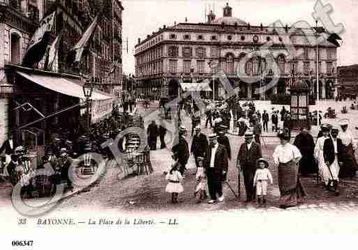 Ville de BAYONNE, carte postale ancienne