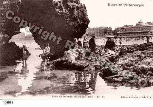 Ville de BIARRITZ, carte postale ancienne Ville de BIARRITZ, carte postale ancienne
