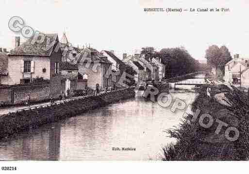 Ville de BISSEUIL, carte postale ancienne