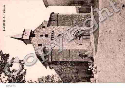 Ville de BLOND, carte postale ancienne Ville de BLOND, carte postale ancienne
