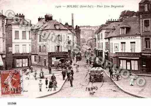 Ville de BOLBEC, carte postale ancienne