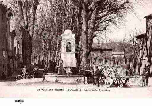 Ville de BOLLENE, carte postale ancienne