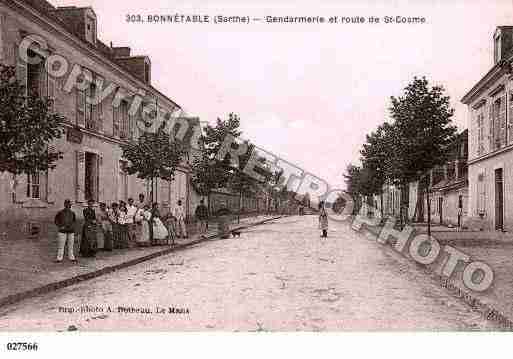 Ville de BONNETABLE, carte postale ancienne