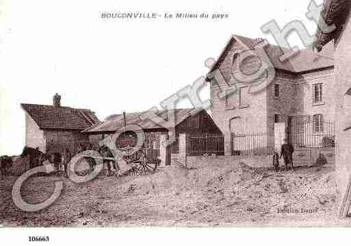 Ville de BOUCONVILLEVAUCLAIR, carte postale ancienne