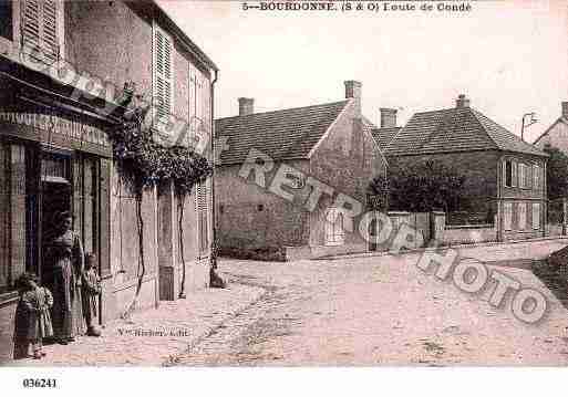 Ville de BOURDONNE, carte postale ancienne