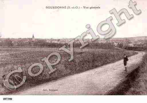 Ville de BOURDONNE, carte postale ancienne