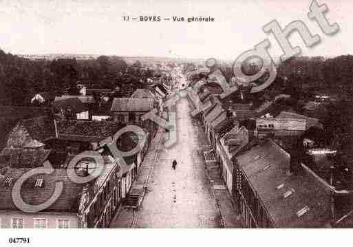 Ville de BOVES, carte postale ancienne