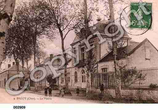 Ville de BRECY, carte postale ancienne