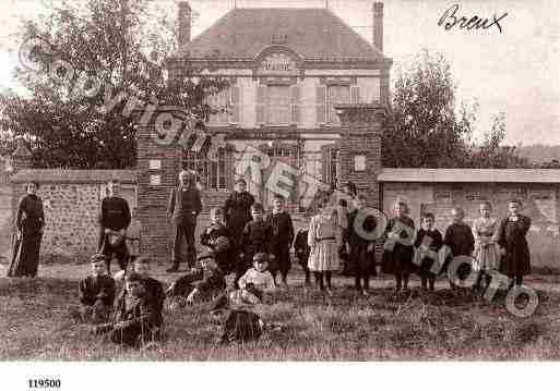 Ville de BREUXSURAVRE, carte postale ancienne