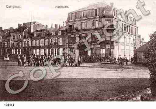 Ville de CARIGNAN, carte postale ancienne