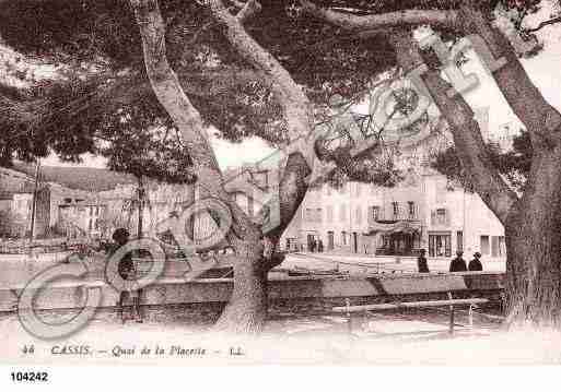 Ville de CASSIS, carte postale ancienne