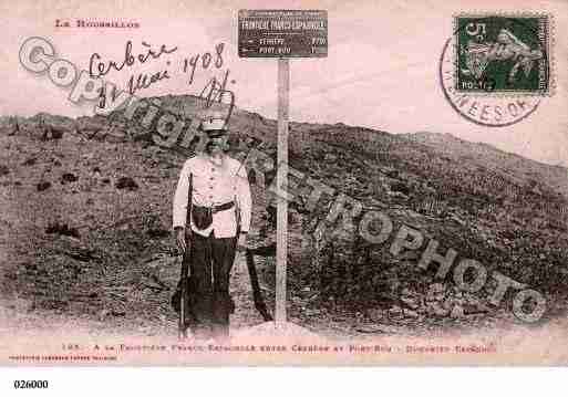 Ville de CERBERE, carte postale ancienne