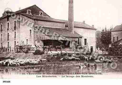 Ville de CERTILLEUX, carte postale ancienne