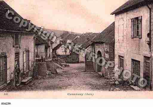 Ville de CESANCEY, carte postale ancienne