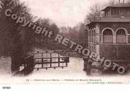 Ville de CHATILLONSURSEINE, carte postale ancienne