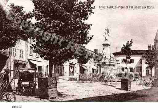 Ville de CHAUFFAILLES, carte postale ancienne