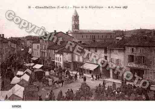 Ville de CHAUFFAILLES, carte postale ancienne
