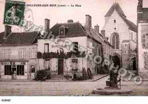 Ville de CHILLEURSAUXBOIS, carte postale ancienne