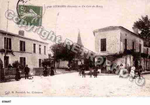 Ville de COIMERES, carte postale ancienne