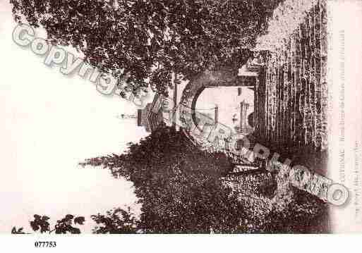 Ville de COTIGNAC, carte postale ancienne