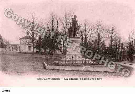 Ville de COULOMMIERS, carte postale ancienne