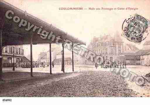 Ville de COULOMMIERS, carte postale ancienne