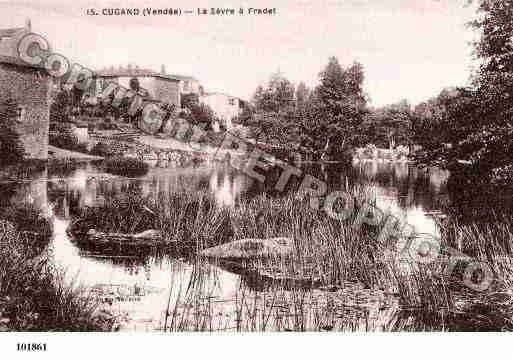 Ville de CUGAND, carte postale ancienne