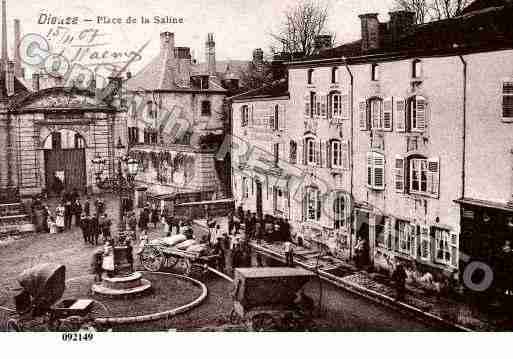Ville de DIEUZE, carte postale ancienne