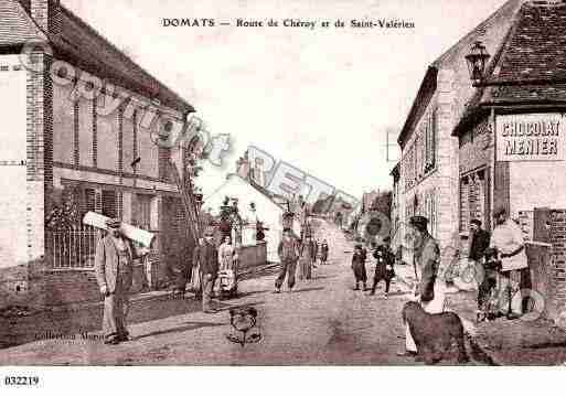 Ville de DOMATS, carte postale ancienne