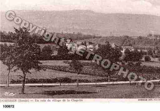 Ville de DOMESSIN, carte postale ancienne