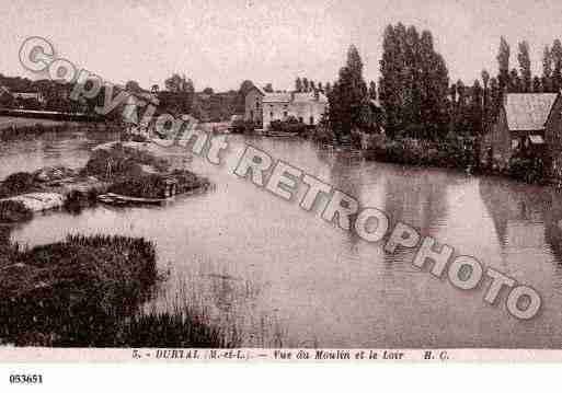 Ville de DURTAL, carte postale ancienne