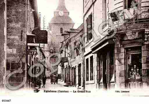 Ville de EGLETONS, carte postale ancienne