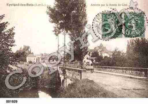 Ville de EPEIGNELESBOIS, carte postale ancienne