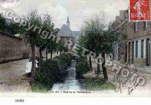 Ville de EU, carte postale ancienne