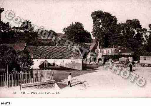 Ville de EU, carte postale ancienne