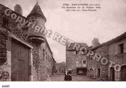 Ville de FAYSURLIGNON, carte postale ancienne