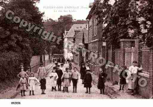 Ville de FLEURYSURANDELLE, carte postale ancienne